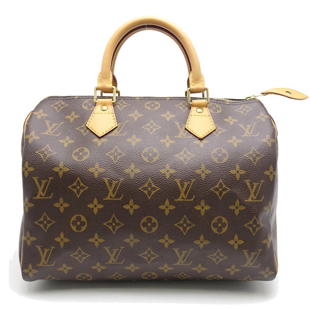 Louis Vuitton Monogram Speedy 30 Brown Shoulder Bag